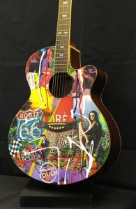 Guitare " Route 66 " by C. Halimi di Domessini